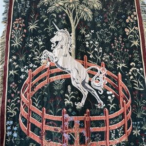 Elegant Unicorn Tapestry Wall Hanging